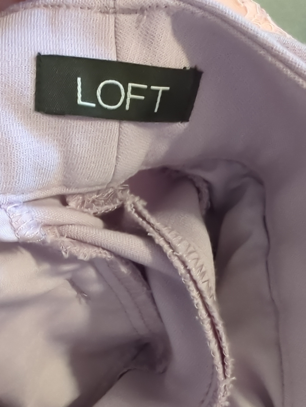 Loft Lavender Pants Size 2 Marisa - Picture 6 of 8
